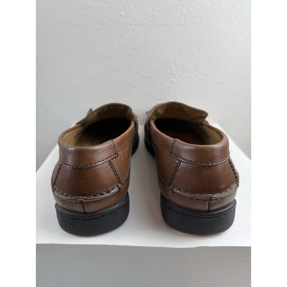 Dockers Sinclair Kiltie Tassel Loafers Mens Brown Leather Slip On Shoes Sz 10.5 - Picture 6 of 9